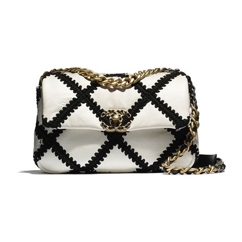 chanel 19 calfskin crochet flap bag|chanel classic flap bag price.